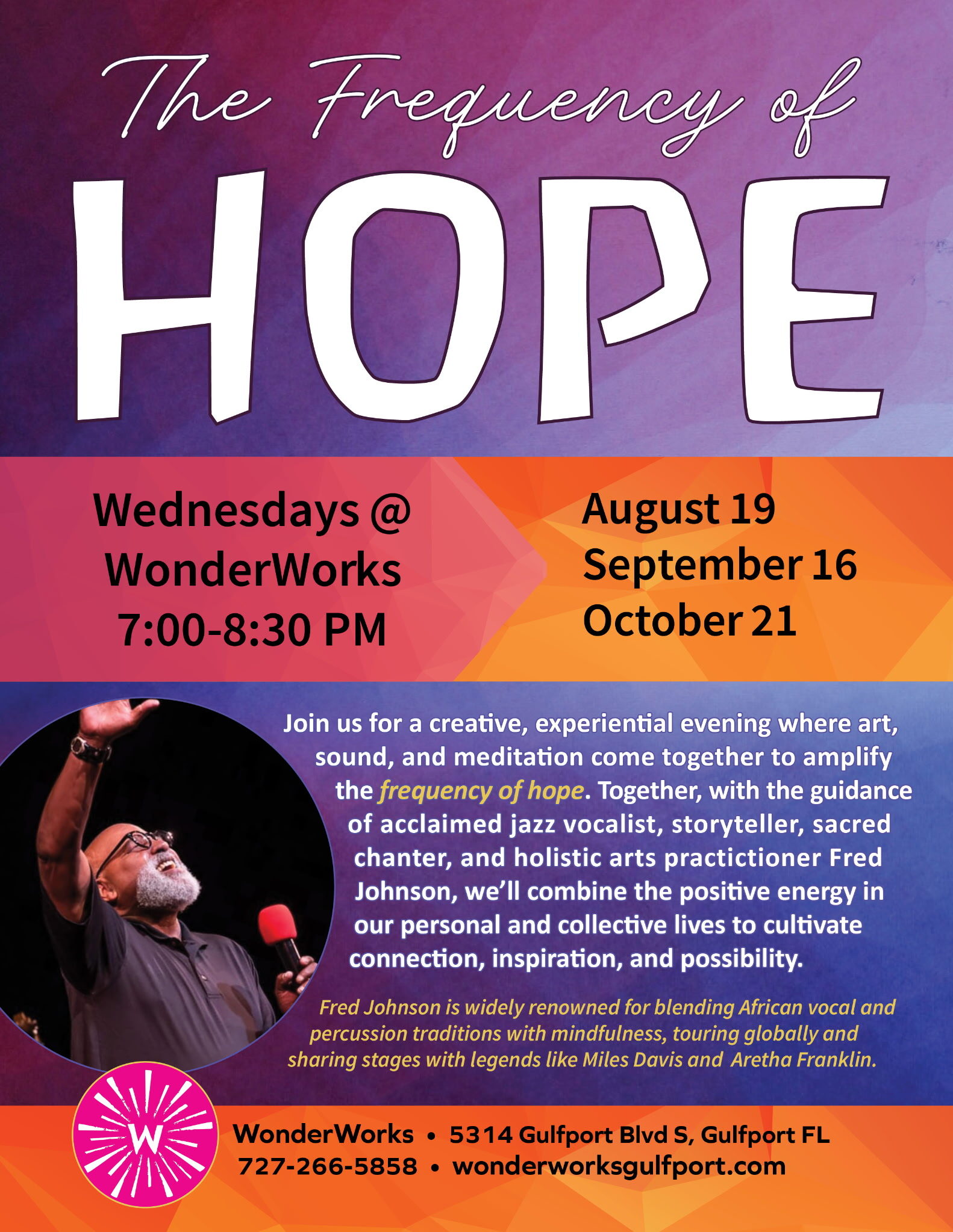 The Frequency of Hope flyer