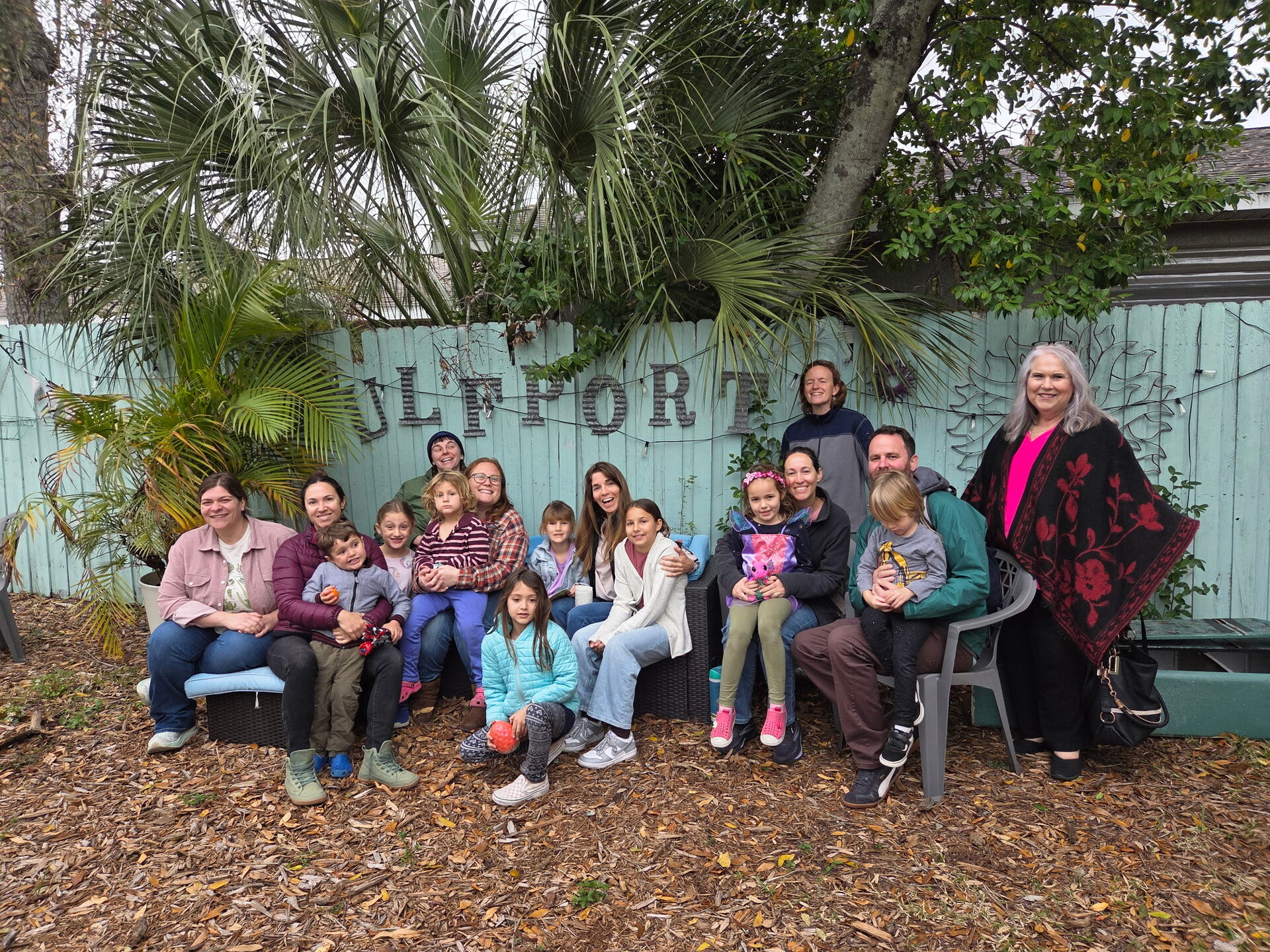 Young Families of Gulfport Council members gathered together for a group photo